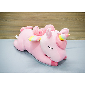 Thú nhồi bông Ngựa Một Sừng Unicorn nằm size 55cm BA00098