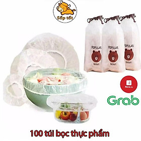 Màng bọc thực phẩm co giãn 100 chiếc màn đựng túi gấu xinh GD61