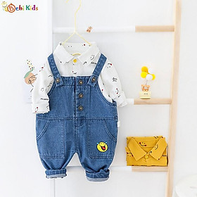 Set yếm jean trẻ em , quần áo trẻ em từ 8 tháng đến 4 tuổi - B284