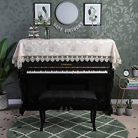 Khăn phủ đàn piano cơ đàn piano điện tử 88 phím sang trọng cổ điển trang trí giáng sinh noel năm mới Tết sinh nhật - Hàng chính hãng