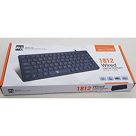 Mua Bàn phím máy tính-Bàn phím mini có dây HN R8 1812 phím bấm rất nhẹ êm - Hàng nhập khẩu