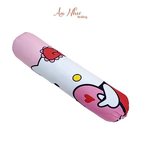 Vỏ gối ôm35x100 vỏ gối, bao gối ôm cotton poly cute