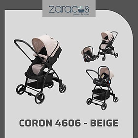 Set xe đẩy và ghế ôtô cho bé Zaracos Coron 4606 Beige  – Zaracos Việt Nam