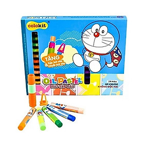 Sáp dầu 24 màu Thiên Long - Colokit Doraemon; OP-C09/DO