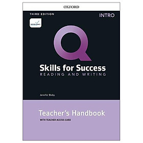 [Download Sách] Q: Skills For Success: Intro Level: Reading And Writing Teacher's Handbook