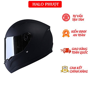 Mũ bảo hiểm Fullface Royal M136 – Đen Nhám – 1 Kính