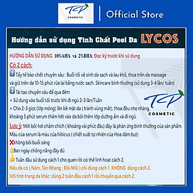 [Nâng cấp] Peel Da Lycos 10% AHA 2% BHA 10% Lactic acid – Thu Nhỏ Chân Lông, Sáng Da,Tẩy Tế Bào Chết