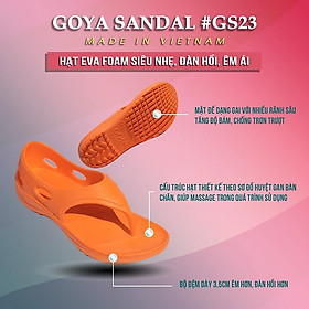Dép Thể Thao Cao Cấp Goya Sandal GS23 - Màu Cam