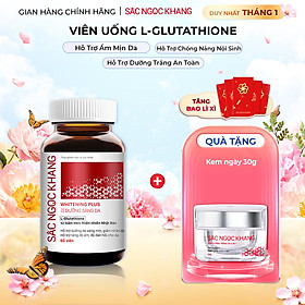 Viên Uống Sắc Ngọc Khang Dưỡng Trắng Sáng Da Whitening Plus 60 Viên