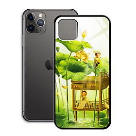 Ốp Lưng Kính Cường Lực cho điện thoại Iphone 11 Pro Max - 0379 7884 ANNHIEN02 - Hàng Chính Hãng