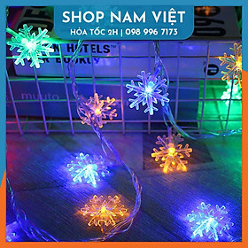 Dây đèn led trang trí bông tuyết
