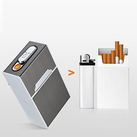 Mua Hộp đựng thuốc có bật lửa điện  bật lửa sạc điện bằng USB