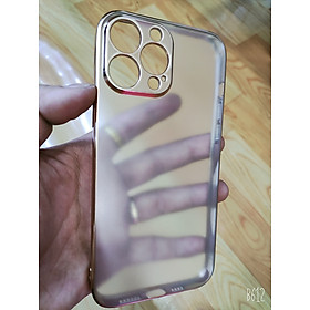 Ốp lưng Unique lưng nhám viền màu bảo vệ camera dành cho iphone 13 promax - Hàng Chính Hãng