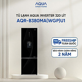 Mua Tủ lạnh Aqua Inverter 320 lít AQR-B380MA(WGP)U1 - Bảo hành 2 năm - Freeship toàn quốc - Hàng chính hãng