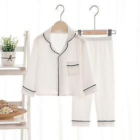 Bộ Đồ Ngủ Cho Bé, Bộ Pijama Chất Đũi Dài Tay Cho Bé, Bộ Đồ Ngủ Nhà Cực Xinh Cho Bé Trai Và Bé Gái