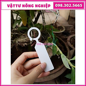 Set 10 Thẻ Nhựa Ghi Tên, Đánh Dấu Có Quai Móc Dùng Cho Hoa Lan, Cây Cảnh, name tag