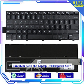 Bàn phím dành cho Laptop Dell Inspiron 3467 - Hàng Nhập Khẩu