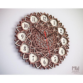 Mua Đồng hồ trang trí kiểu mandala mẫu 15