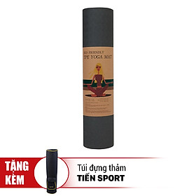 Thảm Tập Yoga Eco Friendly TPE Tặng Kèm Túi Đựng Thảm - Rêu (8mm)