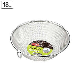Rổ inox Echo Kinzoku rửa rau củ dùng cho nhà bếp hàng nội địa Nhật Bản