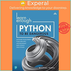 Hình ảnh Sách - Learn Enough Python to Be Dangerous Software Development, Flask Web Apps by Michael Hartl (UK edition, Paperback)