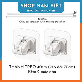 Mua Thanh Treo Rèm  Treo Màn Cửa Kèm 2 Miếng Dán Tường