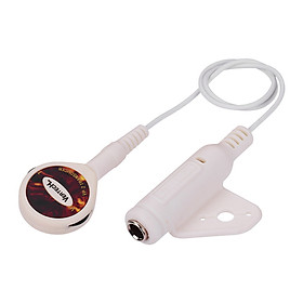 VERTECHnk VP2 Self-adhesive Guitar Pickup Transducer with Volume Tone Controls 6.35mm Endpin Jack for Acoustic Classic