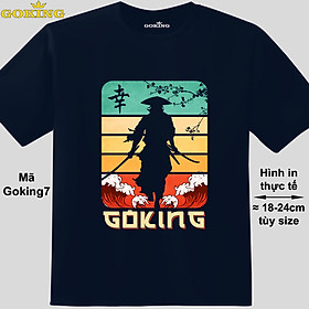 Samurai, mã Goking7. Áo thun nam nữ siêu đẹp, form unisex. Áo phông GOKING hàng hiệu, công nghệ in Nhật Bản sắc nét. Quà tặng cao cấp cho gia đình, cặp đôi, doanh nghiệp