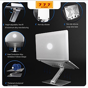 Mua CP49 Giá đỡ laptop  macbook   iPad điều chỉnh độ cao loại 1 chân cao cấp  kiêm đế hỗ trợ tản nhiệt.