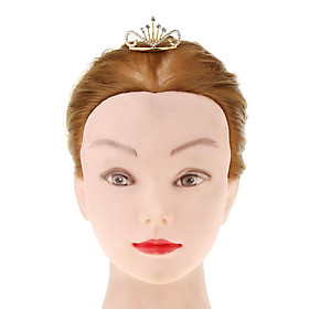 Glitter Mini Rhinestone Drop Crown Tiara Comb Wedding Prom Hair Costume