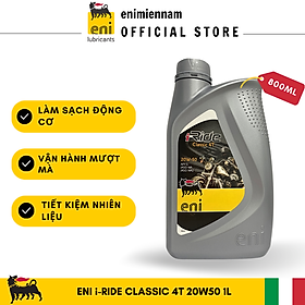 (HCM) NHỚT ENI I-RIDE CLASSIC 4T 20W50 CHO XE SỐ 1L