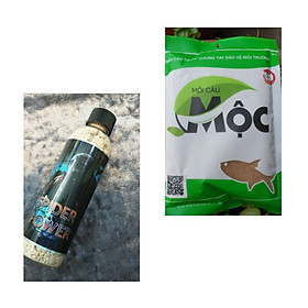 Combo 1 chai TƠ NHỆN + 1 gói MỘC XANH