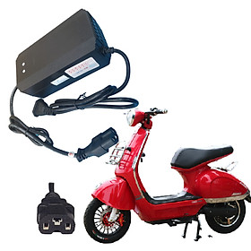 SẠC CHUYÊN DỤNG DÀNH CHO DÒNG XE MÁY ĐIỆN MILAN - SIÊU BỀN - SẠC DÒNG ĐIỆN CHUẨN - NGẮT ĐIỆN TUYỆT ĐỐI - BẢO VỆ XE - KÉO DÀI TUỔI THỌ ẮC QUY - LOẠI 48V-20AH HOẶC 60V-20AH - CHÂN ĐẶC HOẶC CHÂN RỖNG