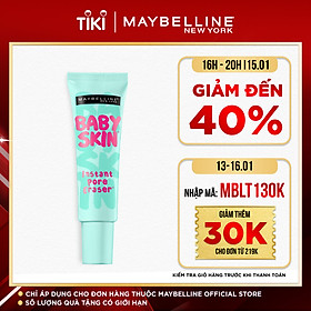 Kem Lót Mịn Da Che Khuyết Điểm Maybelline New York Baby Skin Pore Eraser Primer 22ml