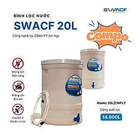 Mua Compo 2 bình lọc nước uống trực tiếp SWACF 20L | CWFLT  lõi lọc 10L  tốc độ lọc 2 - 4 lít/giờ  giữ khoáng thiết yếu