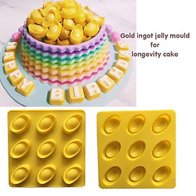 Mua Khuôn silicon hình thỏi vàng làm socola  thạch rau câu  kẹo dẻo