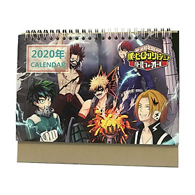(Lịch 2020) Lịch để bàn hình Anime Boku no Hero Academia hay My hero academia - Học Viện Anh Hùng