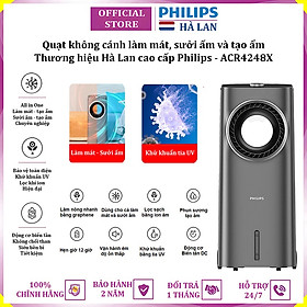 Mua Quạt không cánh lọc và khử khuẩn làm mát  phun sương tạo ẩm vào mùa hè  sưởi ấm và tạo ẩm mùa đông thương hiệu Hà Lan cao cấp Philips ACR4248X Serial 4000 - Hàng nhập khẩu