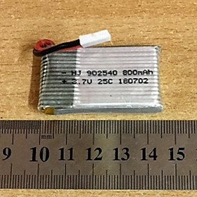Mua Pin sạc 3.7V 800mAh dung lượng cao chân cắm trắng dẹp dành cho máy bay quadcopter