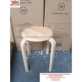 Mua GHẾ ĐÔN GỖ CHÂN CONG - GHẾ BÀN ĂN - MÀU TỰ NHIÊN VÀ MÀU NÂU - NỘI THẤT TC205