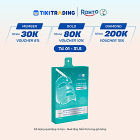 Hộp mặt nạ tinh chất làm dịu và cải thiện da mụn, nhạy cảm cao cấp Hada Labo Premium Pore Care Serum Mask (115g/5 miếng)