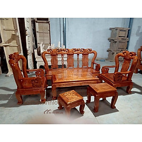 Mua Bộ bàn ghế minh quốc đào gỗ xoan giá thật