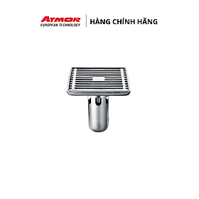 Phễu Thoát Sàn Nhà Tắm Inox Cao Cấp Chống Hôi ATMOR - AH021 HÀNG CHÍNH HÃNG