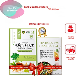 SÂM PLUS DETOX X1000 hỗ trợ giảm thèm ăn phân giải mỡ thừa hỗ trợ kiểm xoát cân nặng an toàn hiệu quả an toàn bằng thảo mộc tự nhiên
