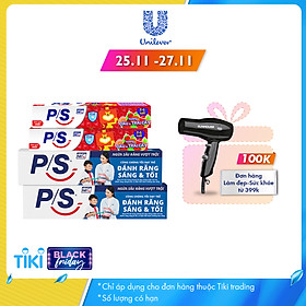 Combo FAMILY 02 Kem đánh răng P/S ngừa sâu răng vượt trội 240g và 02 Kem đánh răng trẻ em Hương Dâu tặng kèm Bộ truyện 21 tập cho bé Chải Răng Vui Nhộn