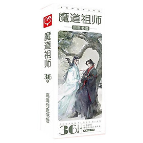 Bookmark Ma đạo tổ sư hộp ảnh tập ảnh đánh dấu sách kẹp sách tiện lợi 36 tấm dụng cụ học tập Ngụy Vô Tiện Lam Vong Cơ Ma Đạo Tổ Sư phim Trần Tình Lệnh tặng ảnh thiết kế Vcone