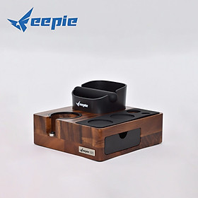 Mua Feepie bàn đế nén cà phê tích hợp đập bã nổi đa năng gỗ óc chó Nam Mỹ