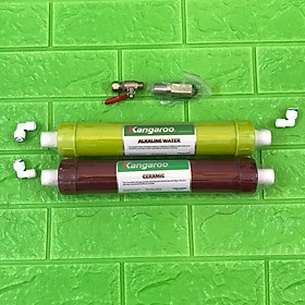 Mua Combo 2 lõi lọc 6 7 Kangaroo kèm cút đấu nhanh và khẩu chia nước - hàng chính hãng Kangaroo