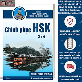 Sách Chinh Phục HSK 34 - Luyện Đề Thi HSK Có Đáp Án - Kèm File Nghe Chuẩn Giọng Người Bản Xứ Và Video Giáo Viên Hướng Dẫn - Phạm Dương Châu - Nhà sách Tiếng Trung Dương C