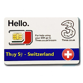 Sim du lịch Thụy Sỹ - Switzerland 4G tốc độ cao